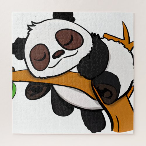 Slothful Panda  Jigsaw Puzzle