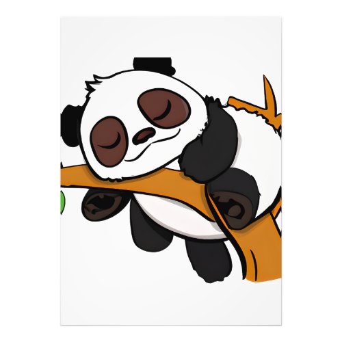 Slothful Panda  Jigsaw Puzzle Photo Block