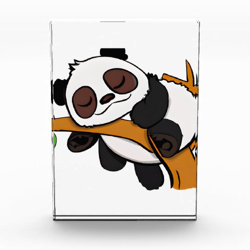 Slothful Panda  Jigsaw Puzzle Photo Block