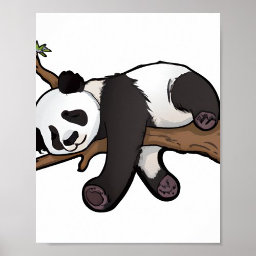 Slothful Panda  Poster