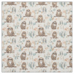 Slothful Whimsy: Whimsy Sloth Fabric