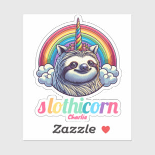 Slothicorn Animal Love Shirt For Sloth Lover Sticker