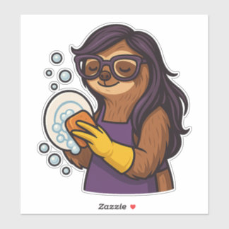 SlothMint Dishwashing Sticker