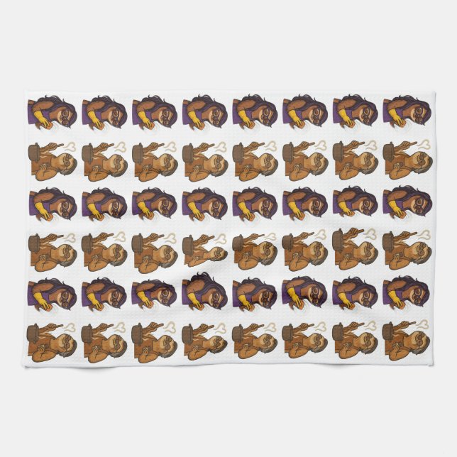 SlothMint Domestic Duo Kitchen Towel (Horizontal)