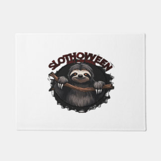 Slothoween Chill And Thrill - Creepy Sloth Classic Doormat