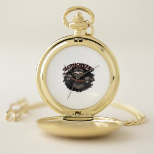 Slothoween Chill And Thrill - Creepy Sloth Classic Pocket Watch