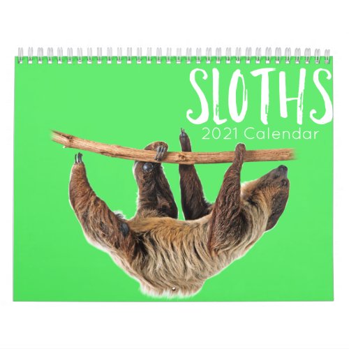 Sloths 2023 calendar funny  cute sloth