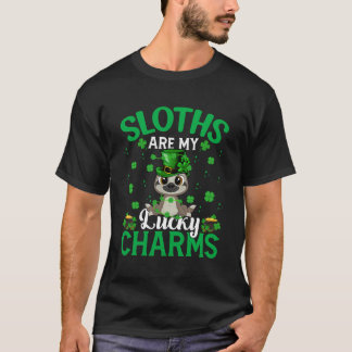 Sloths Are My Lucky Charms Sloth St Patrick'S Day T-Shirt