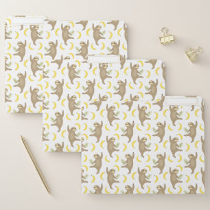 Sloths & Bananas Pattern File Folder