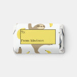 Sloths &amp; Bananas Pattern Hershey&#39;s Miniatures