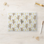 Sloths &amp; Bananas Pattern HP Laptop Skin