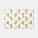 Sloths &amp; Bananas Pattern Rug