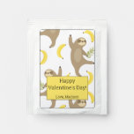 Sloths &amp; Bananas Pattern Tea Bag Drink Mix