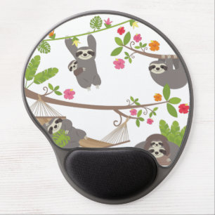 Sloths Gel Mouse Pad