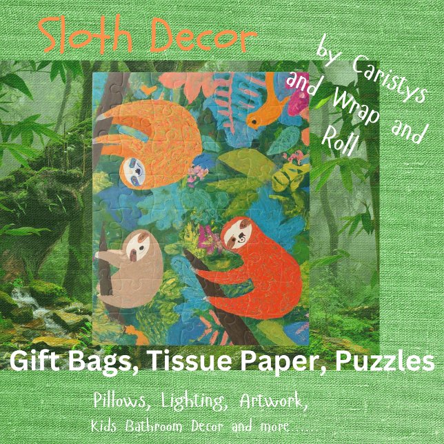 Sloths Hanging out in the Trees Poster (Creator Uploaded)