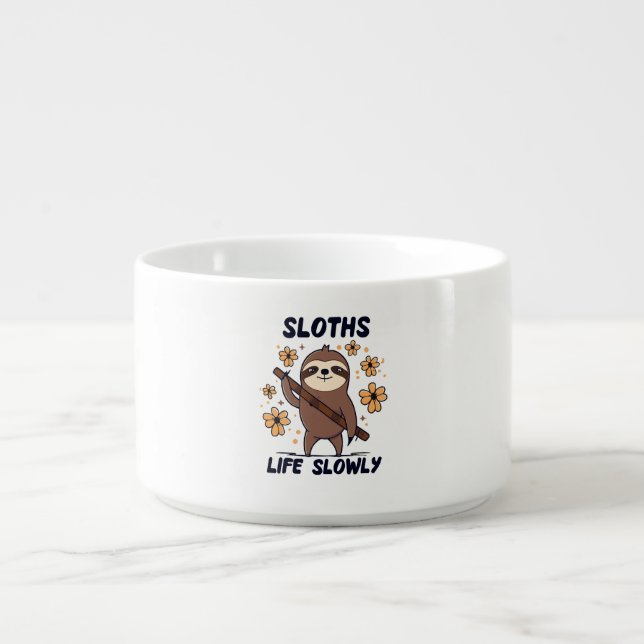 Sloths Taking Life Slowly Bowl (Center)
