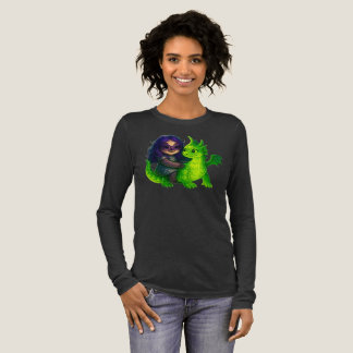 Slothsess & Her Heart-Scaled Support Dragon Tri-Blend Shirt