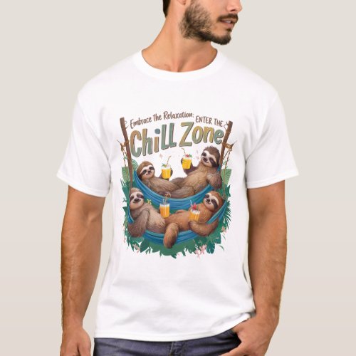 Slothspiration Embrace Nature Inspired Casual Tee