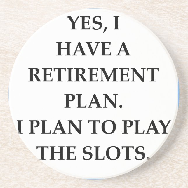 SLOTS DRINK COASTER (Front)