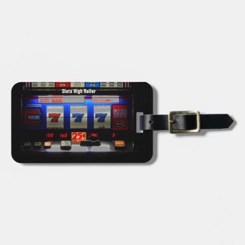 Slots High Roller Luggage Tag