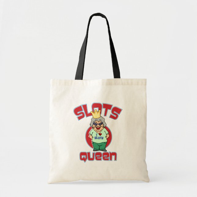 Slots Queen - Customize Slot Machine Tote Bag (Front)
