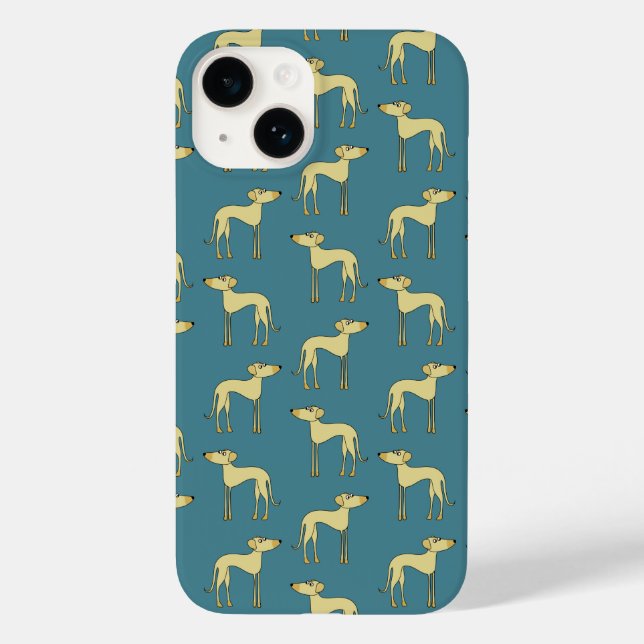 Sloughi Dog Pattern Case-Mate iPhone Case (Back)