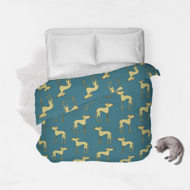Sloughi Dog Pattern Duvet Cover (Creator Uploaded)