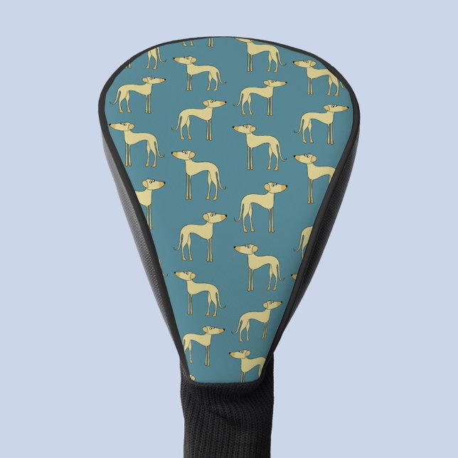 Sloughi Dog Pattern Golf Head Cover (Sloughi dog pattern golf head cover)