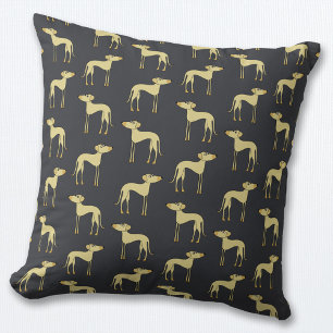 Sloughi Dog Pattern Throw Pillow