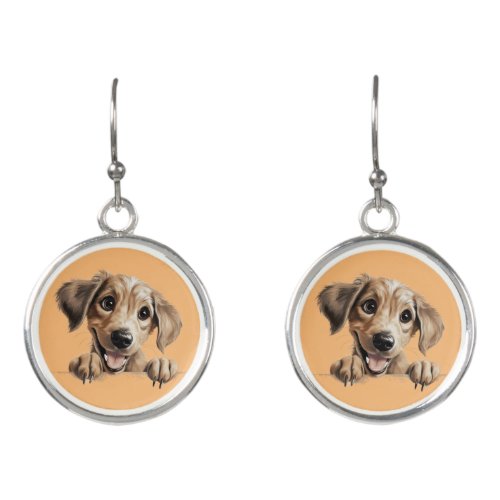 Sloughi Puppy Dog Pet Jewelry Earrings