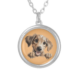 Sloughi Puppy Dog Pet Jewelry Necklace