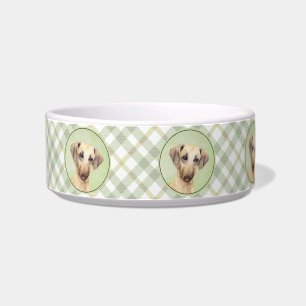 Sloughis Painting - Cute Original Dog Art Bowl