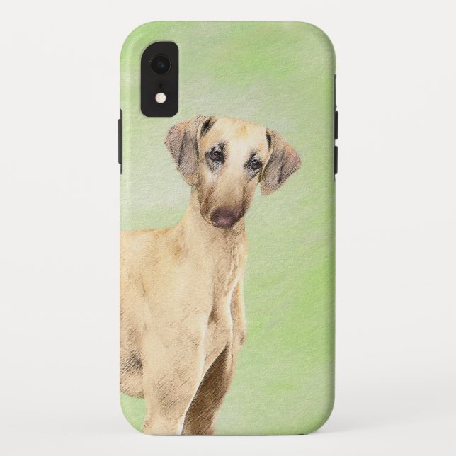 Sloughis Painting - Cute Original Dog Art Case-Mate iPhone Case (Back)
