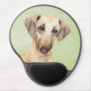 Sloughis Painting - Cute Original Dog Art Gel Mouse Pad