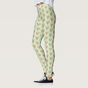 Sloughis Painting - Cute Original Dog Art Leggings