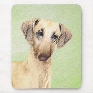 Sloughis Painting - Cute Original Dog Art Mouse Pad
