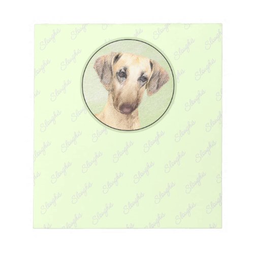 Sloughis Painting _ Cute Original Dog Art Notepad