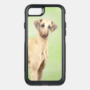 Sloughis Painting - Cute Original Dog Art OtterBox Commuter iPhone SE/8/7 Case
