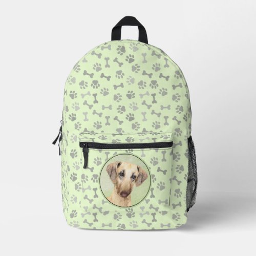 Sloughis Painting _ Cute Original Dog Art Printed Backpack