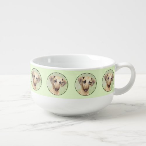 Sloughis Painting _ Cute Original Dog Art Soup Mug