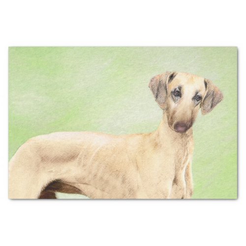 Sloughis Painting _ Cute Original Dog Art Tissue Paper