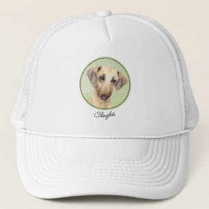 Sloughis Painting - Cute Original Dog Art Trucker Hat