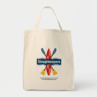 Sloughkeepers Grocery Tote--semi-conical botom Tote Bag