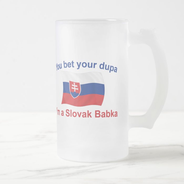 Slovak Babka Bet Your Dupa Coffee Mugs