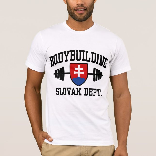 Slovak Bodybuilder T-Shirt (Front)