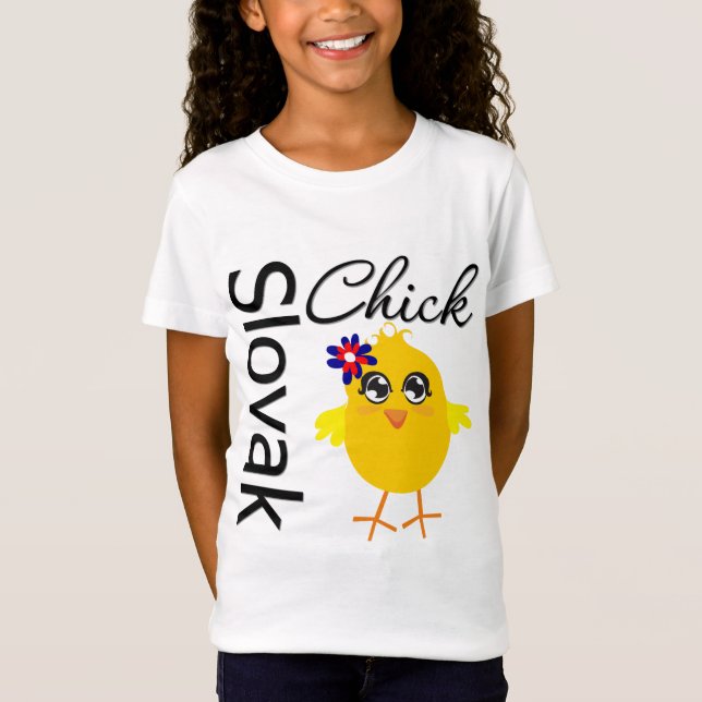 Slovak Chick T-Shirt (Front)
