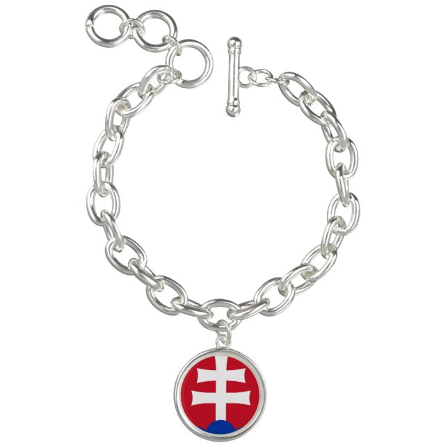 Slovak Coat arms Charm Bracelet (Product)