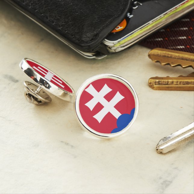 Slovak Coat arms Lapel Pin (In Situ)