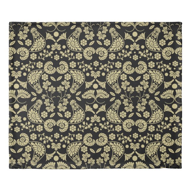 Slovak Country Folk Art Duvet Cover (Front)