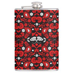 Slovak Country Folk Art Flask